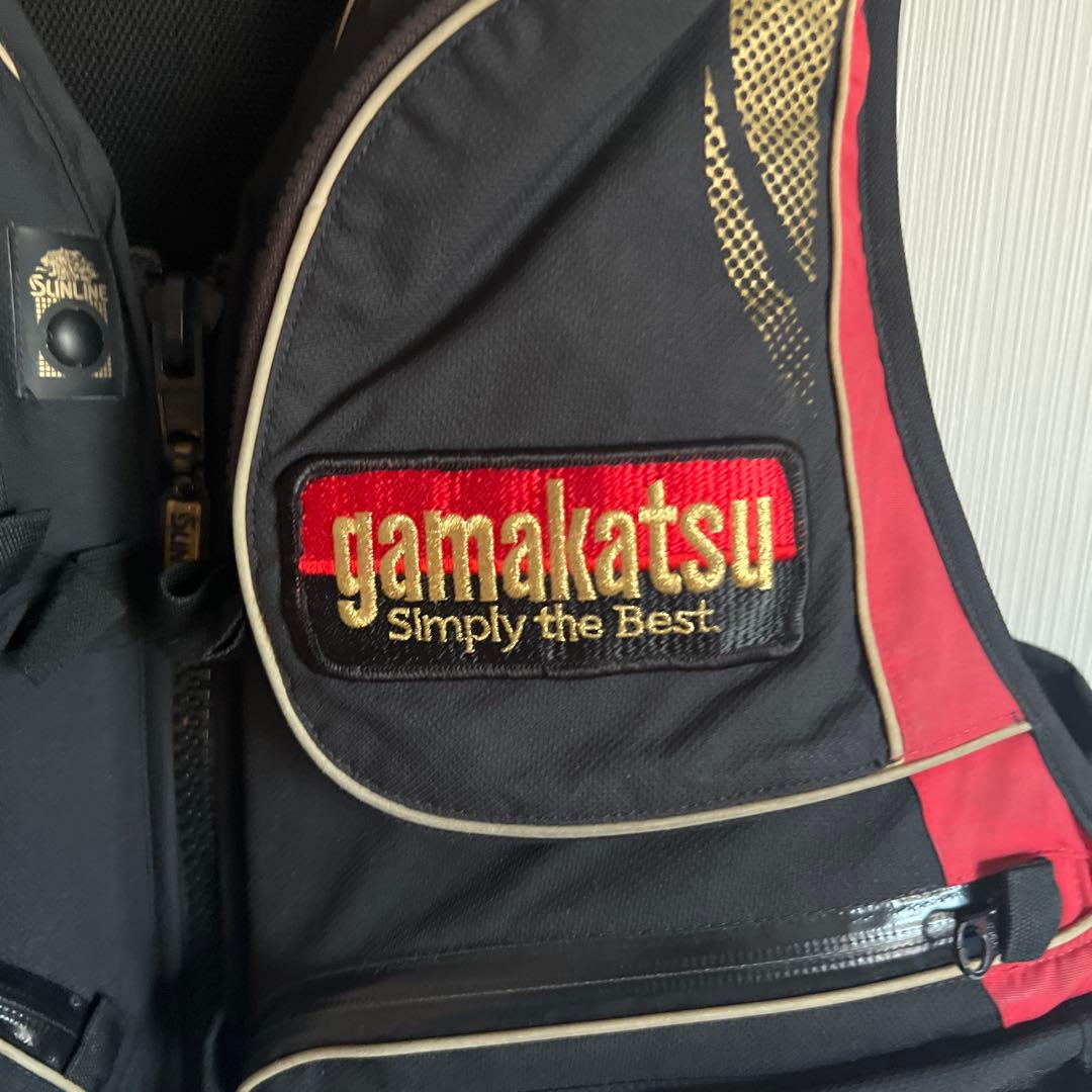 サンライン ステータスHGフローティングベスト(がまかつ MST 釣武者松田稔)