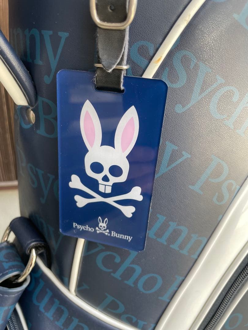 【お買い得】PSYCHO BUNNY キャディバッグ ネイビー