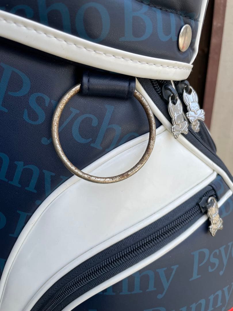 【お買い得】PSYCHO BUNNY キャディバッグ ネイビー