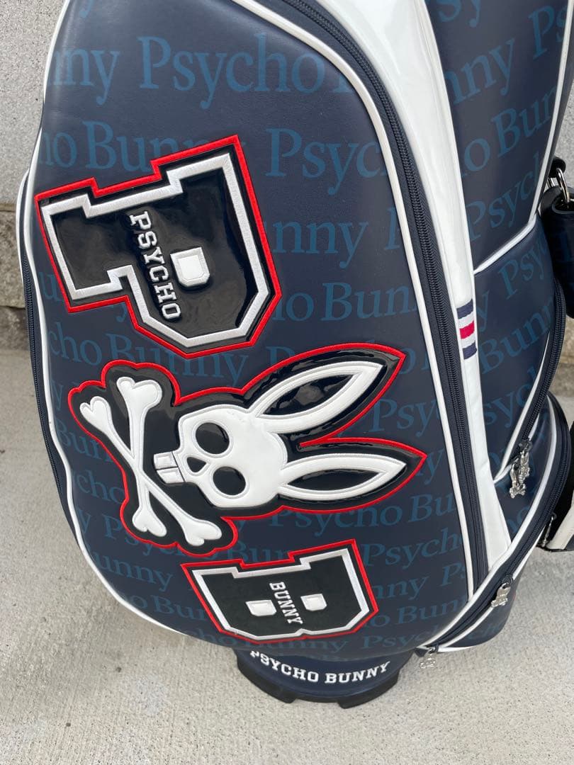 【お買い得】PSYCHO BUNNY キャディバッグ ネイビー