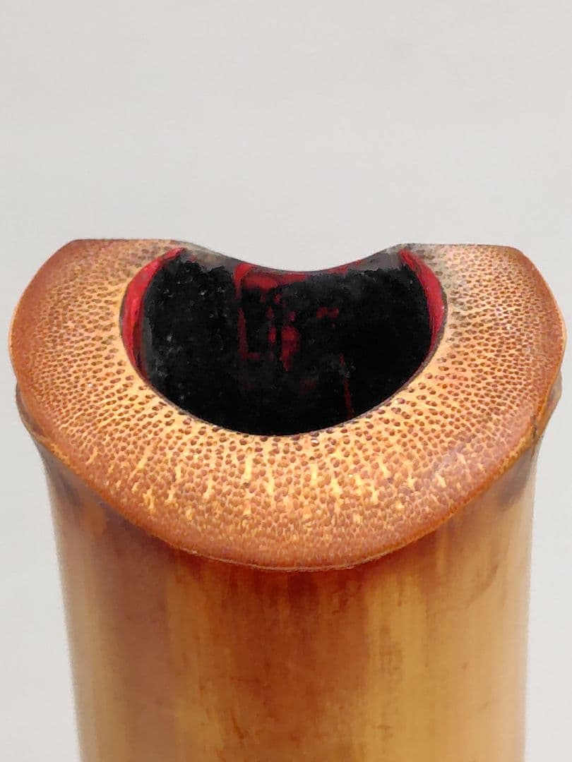 D007 和楽器 尺八 松朋 全長約54.5cm 一尺八寸管 竹製 伝統工芸品