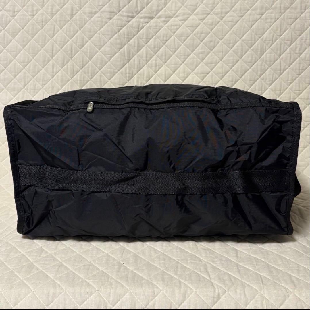 【軽量・大容量】レスポートサック 黒 ボストンバッグ ショルダー付き