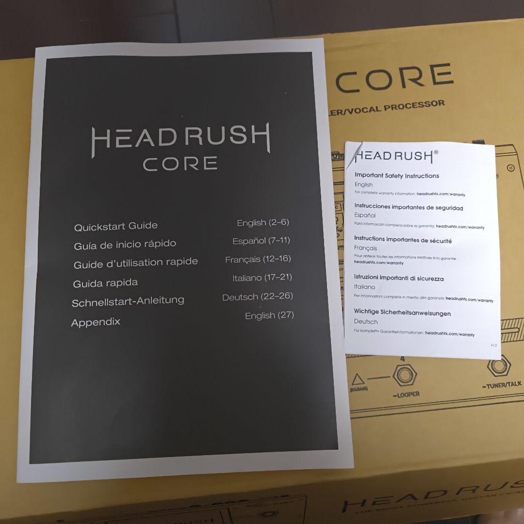 【美品箱付き】HEADRUSH CORE マルチエフェクター