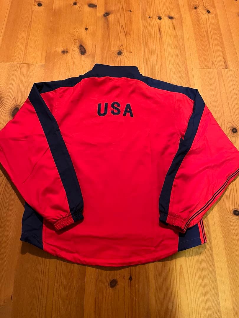 NIKE ナイキ　USA ウインドブレーカー　レッド　サイズXS