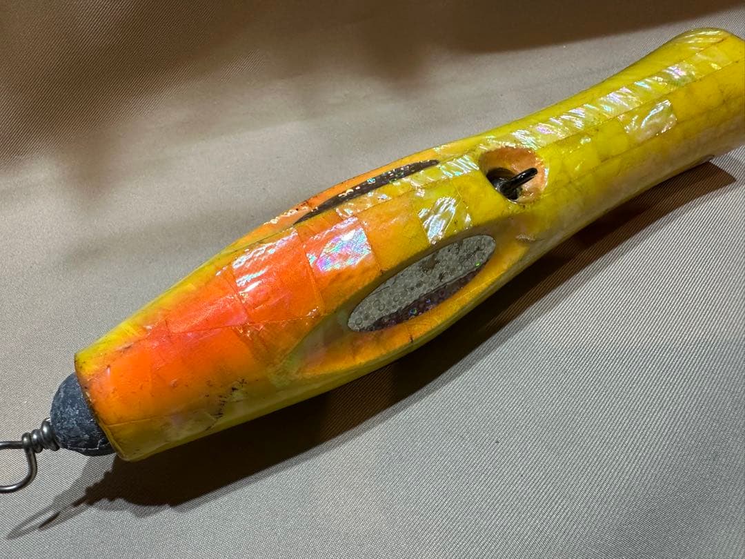 夏至南風 貝田ルアー アワビ貼り