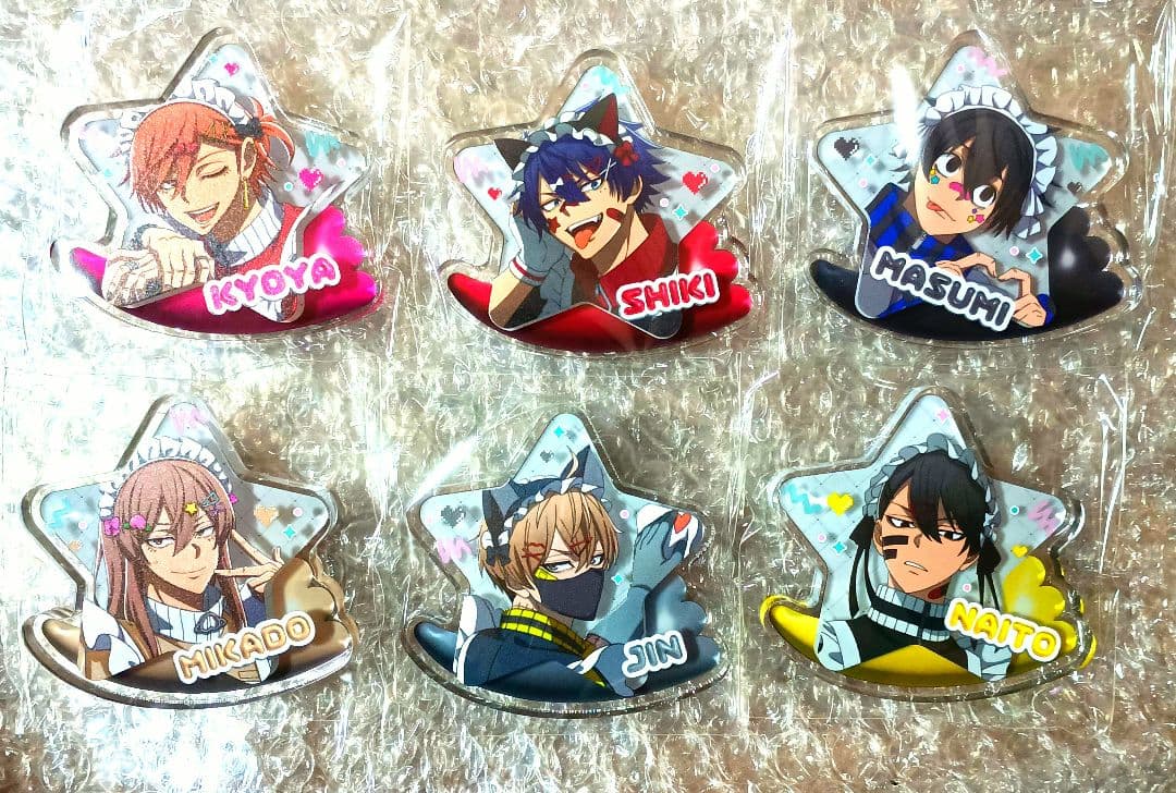 【全6種】桃源暗鬼　ジャージメイド　 アクリルブロック