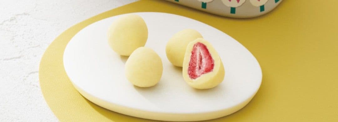 タルティンブーケ ニットバッグ ミルクイチゴ オードリーバニティポーチ