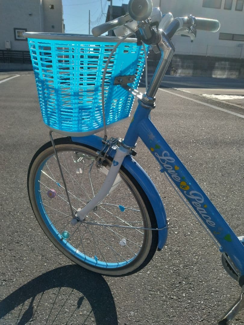 子供用20インチ自転車 青