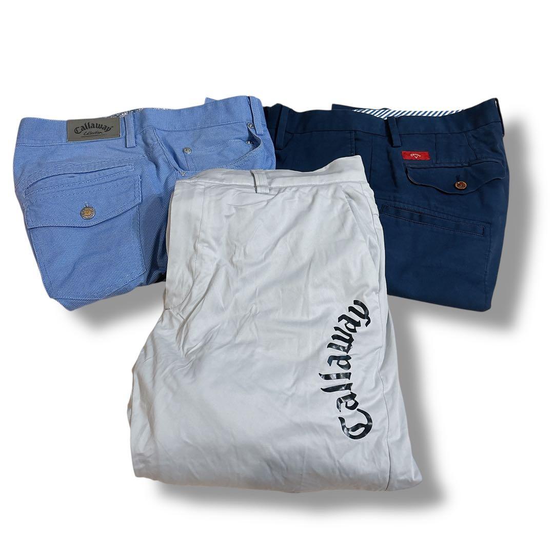 Callaway キャロウェイ ゴルフパンツ 3点まとめ スラックス LL以上