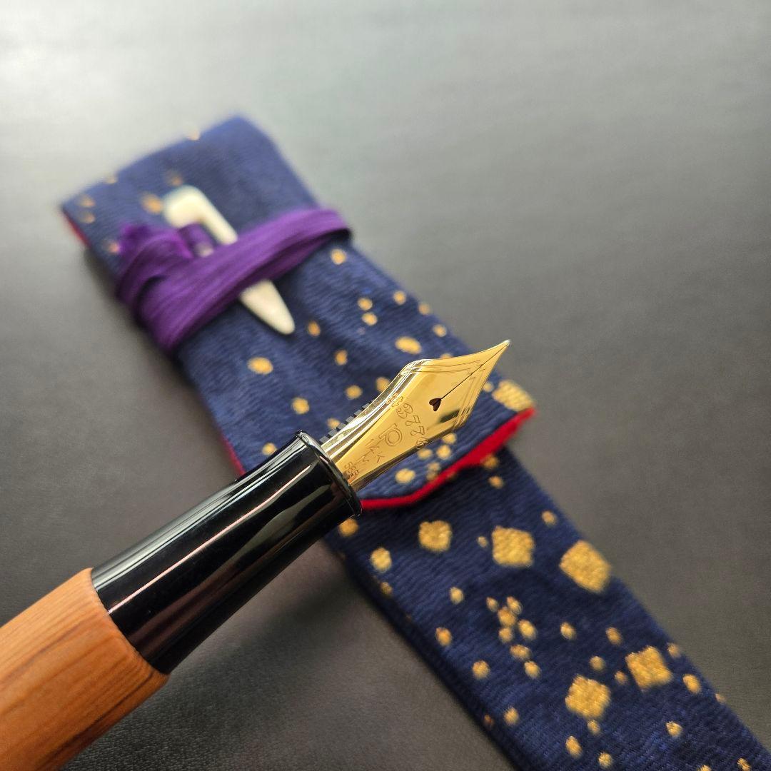 屋久杉万年筆 14K 桐箱付き PTB-50000Y #3776 CENTURY