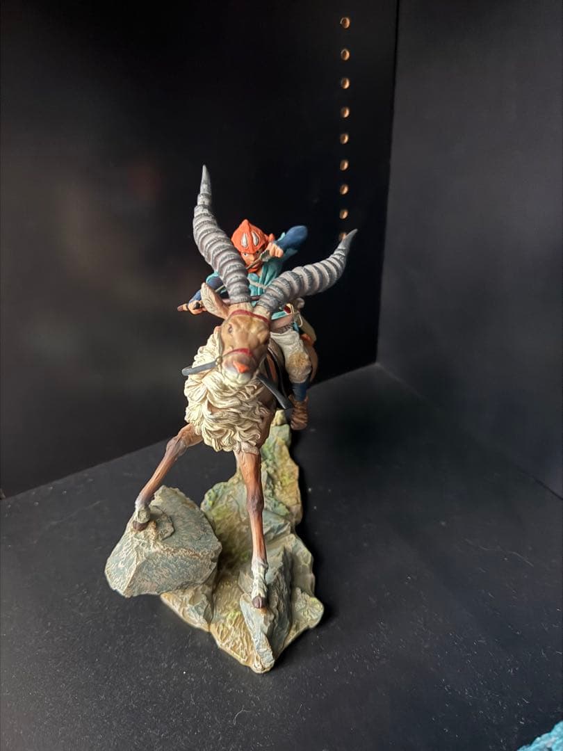 スタジオジブリ　もののけ姫　アシタカ　ヤックル　フィギュア