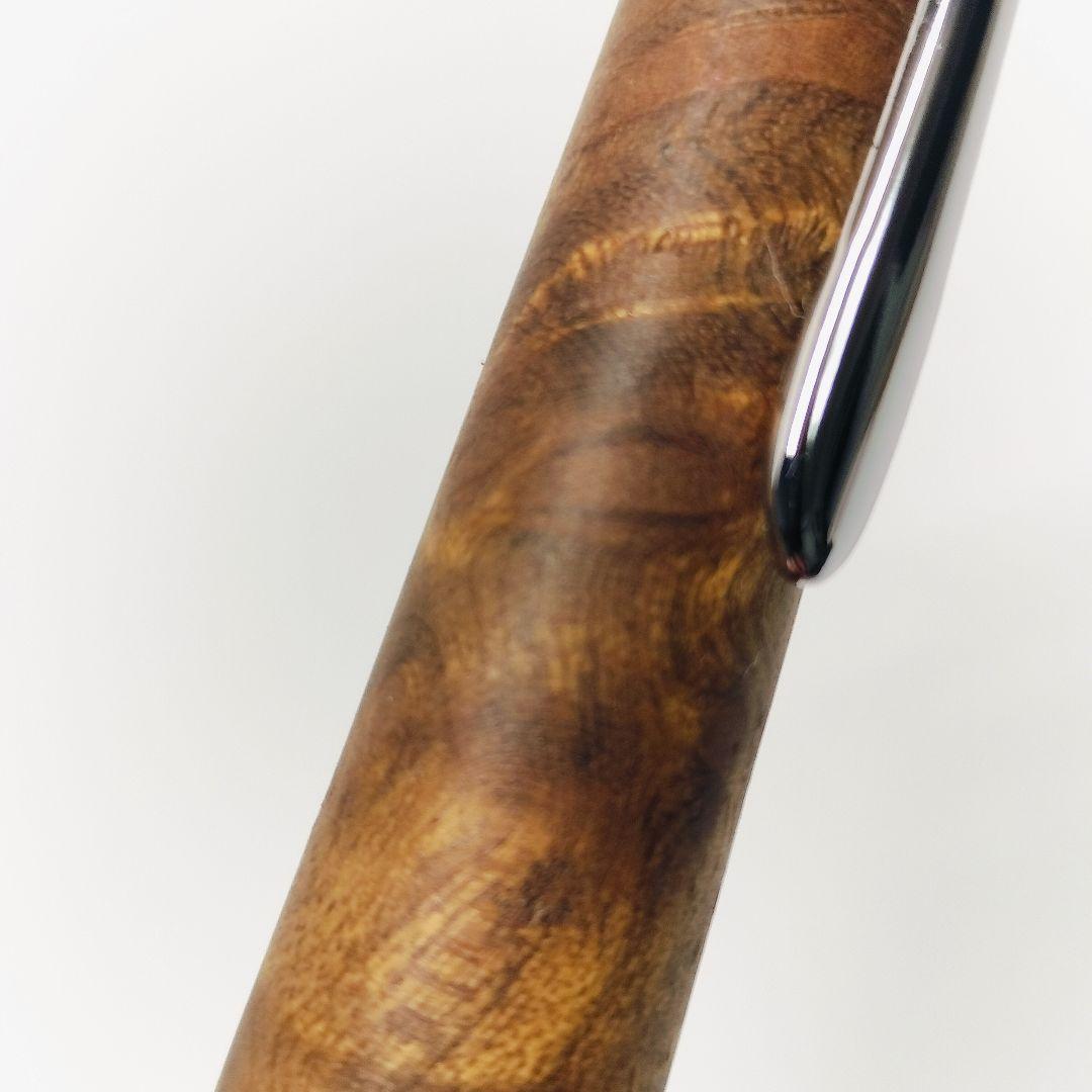 【極上杢】こぶた工房 マーブルウッド シャープペンシル クリップ傷なし