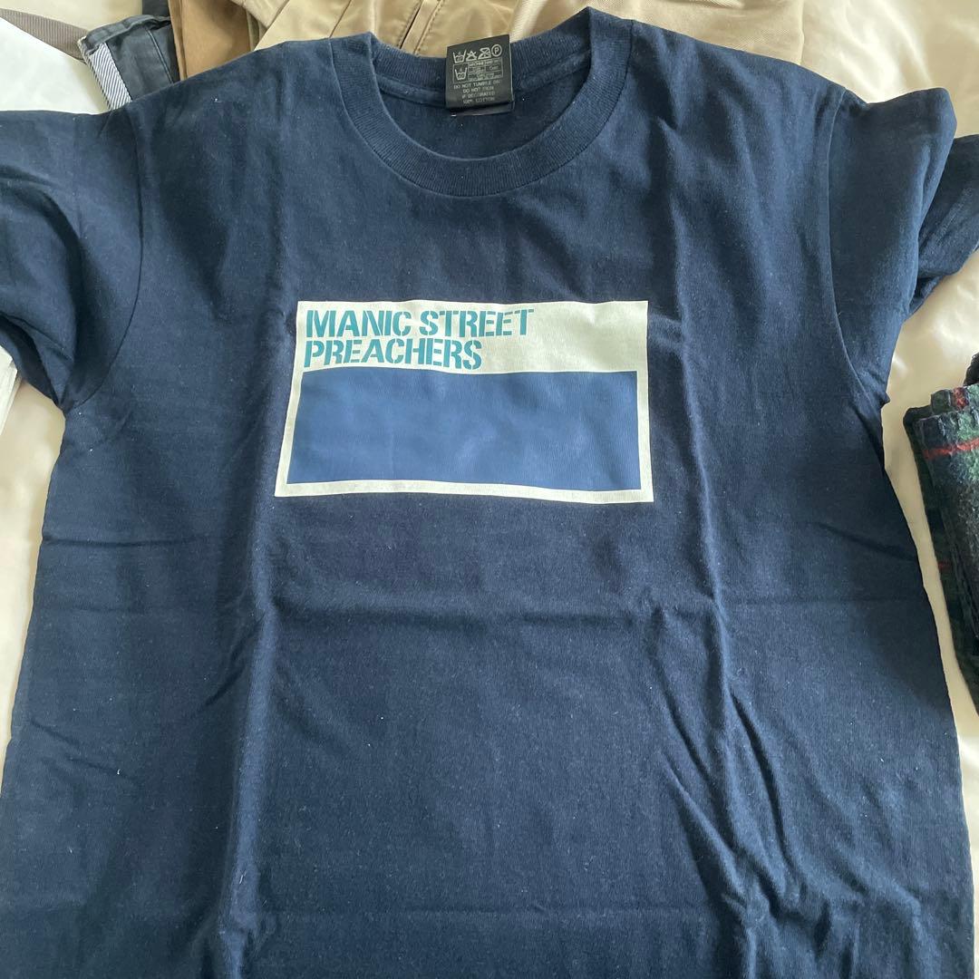 MANIC STREET PREACHERS Tシャツ Sサイズ ネイビー