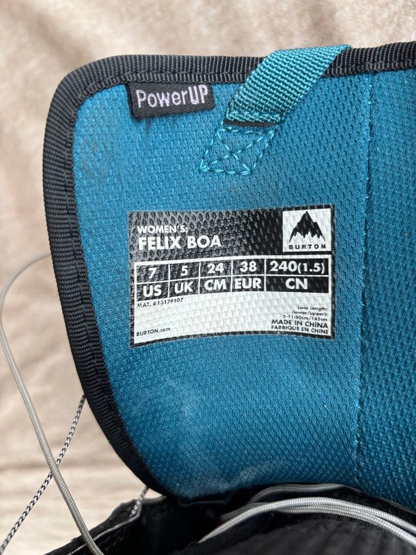 146cm Burtonスノーボードビンディング24cmBOAブーツ+バッグ