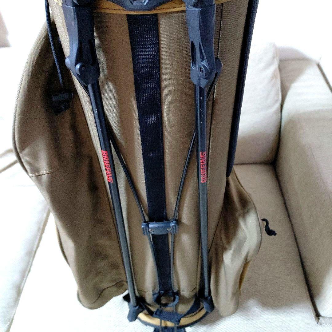 ブリーフィングキャディバッグCR-4★9.5型★コヨーテ希少カラー★3点ベルト付