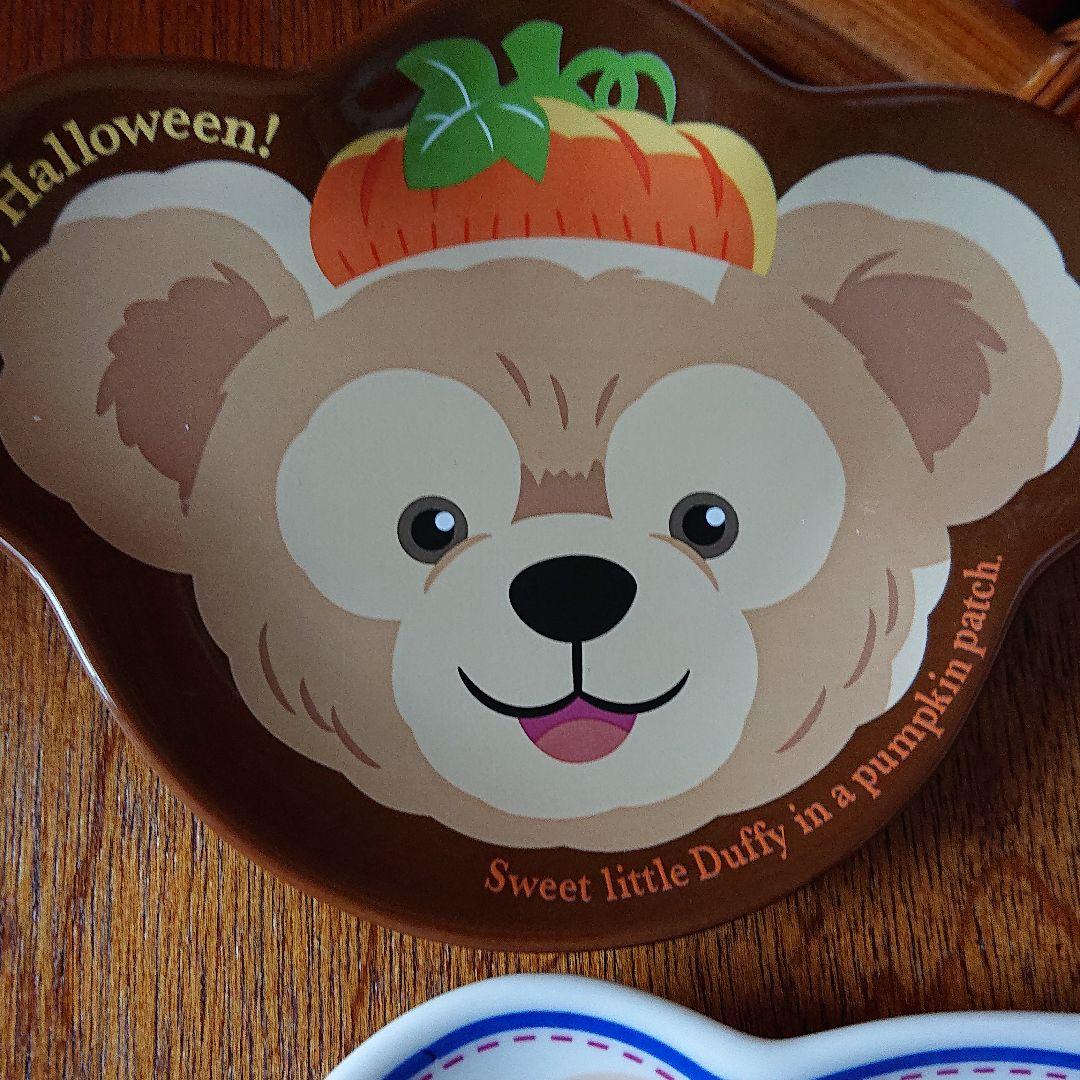 ☆ダッフィー&シェリーメイ、お顔型プレート5枚セット