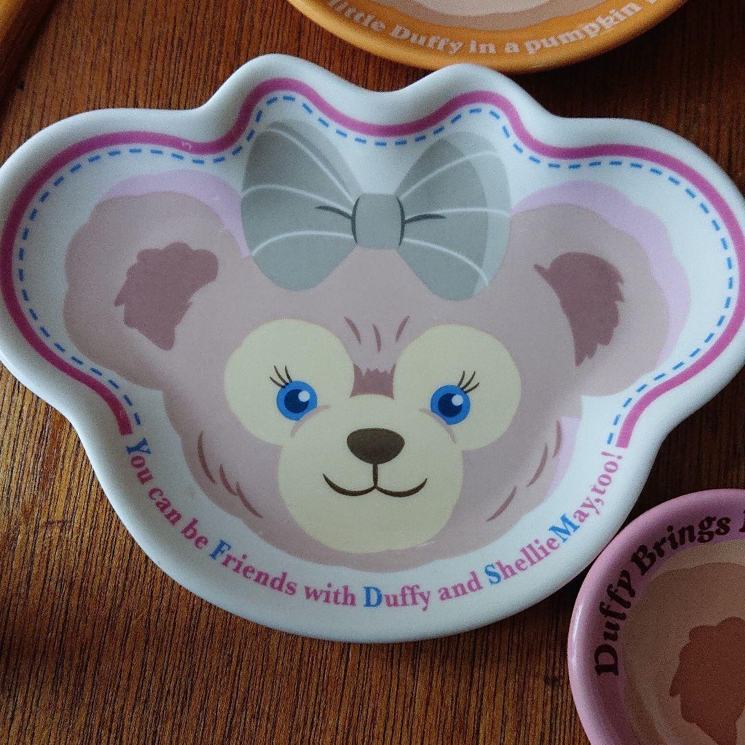 ☆ダッフィー&シェリーメイ、お顔型プレート5枚セット