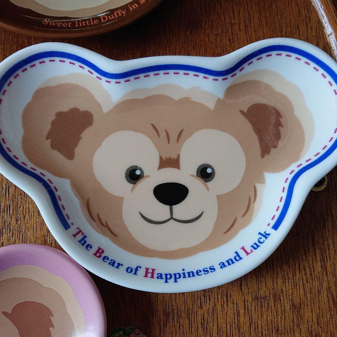 ☆ダッフィー&シェリーメイ、お顔型プレート5枚セット