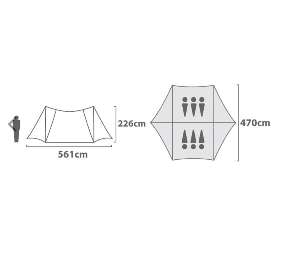 【美品】NEMO ヘキサライト