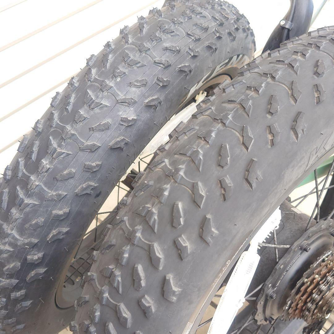 20インチ Fatバイク 電動アシスト 48km走行 1回充電 ファットバイク