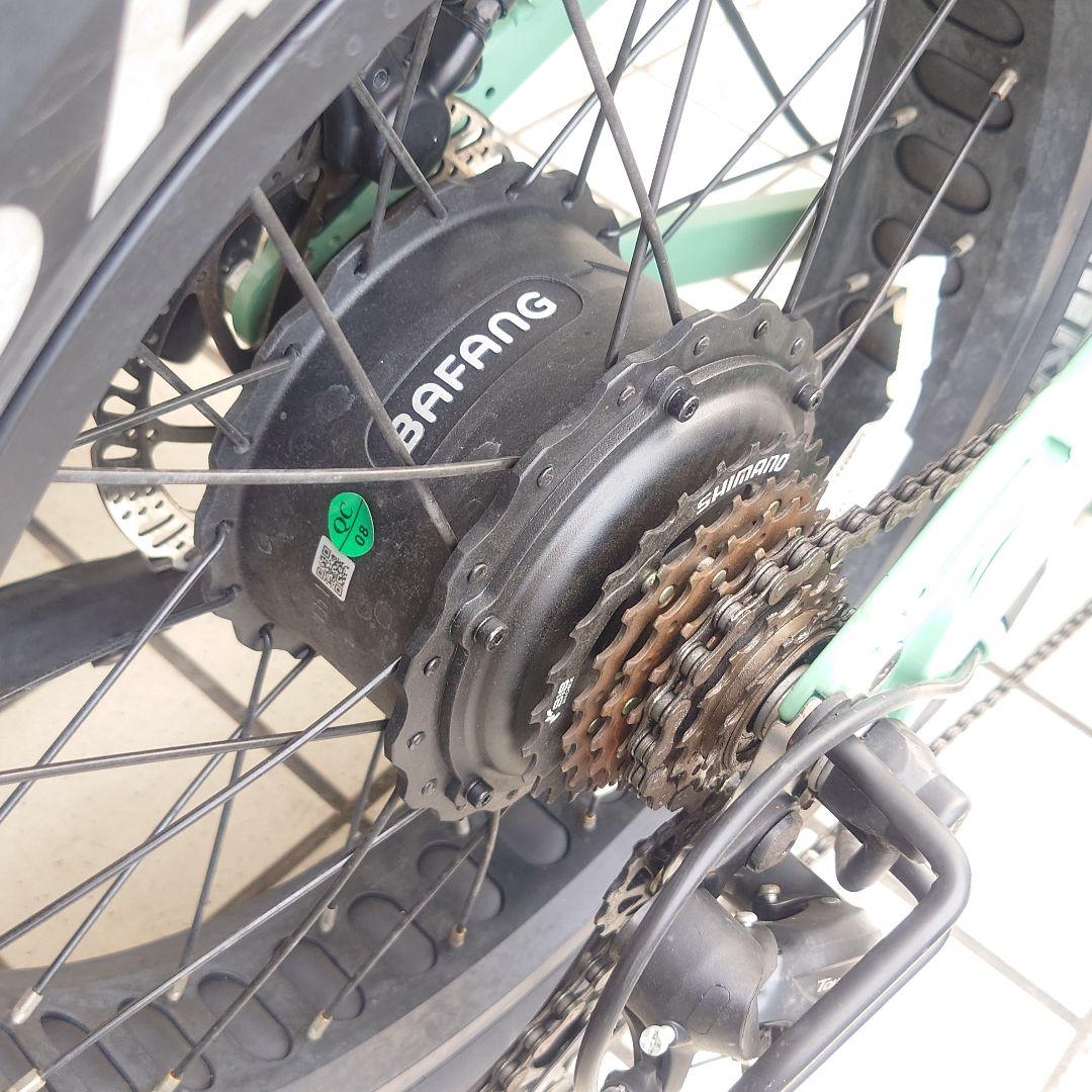 20インチ Fatバイク 電動アシスト 48km走行 1回充電 ファットバイク