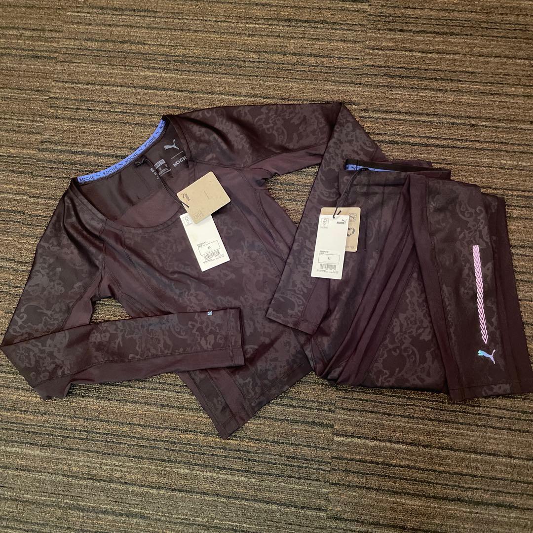 プーマ コシェ コラボ ロングスリーブレギンスブラック KOCHE 上下　高級