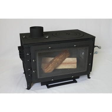 新保製作所　ロマンチカル薪ストーブ　脚長さん付ピザオーブン付