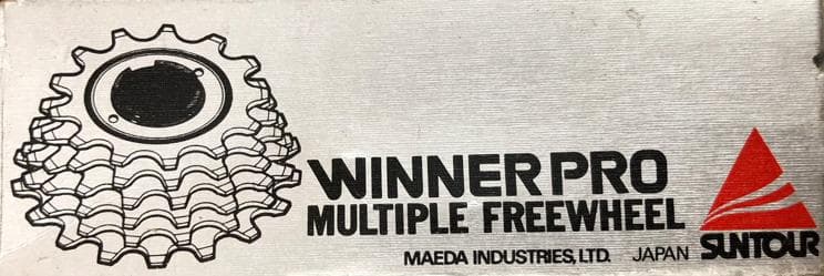 SUNTOUR WINNER PRO multiple freewheel　4個