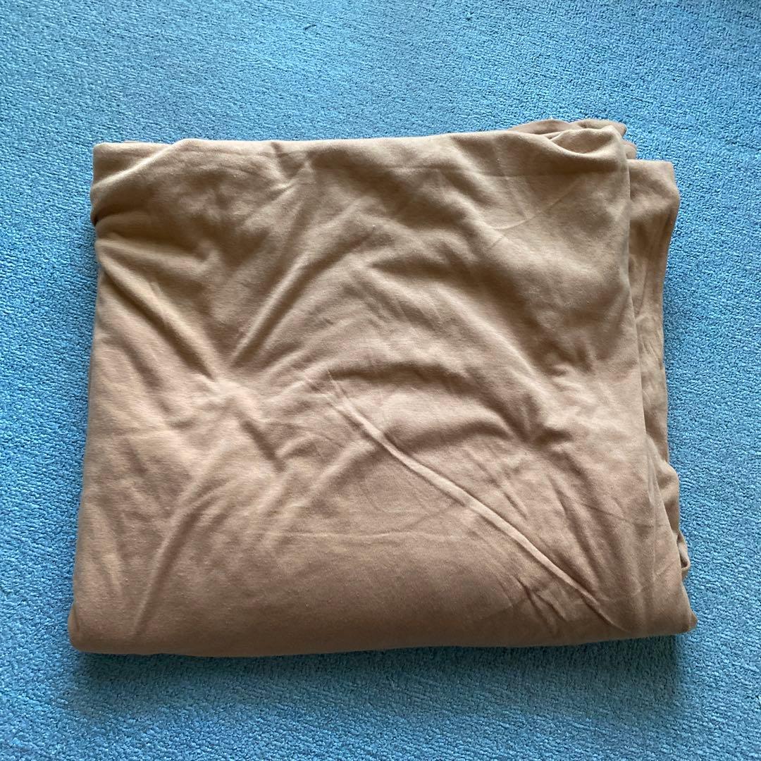 キャメル100％　肌掛け布団　ダブル　カバー付き　モリリン
