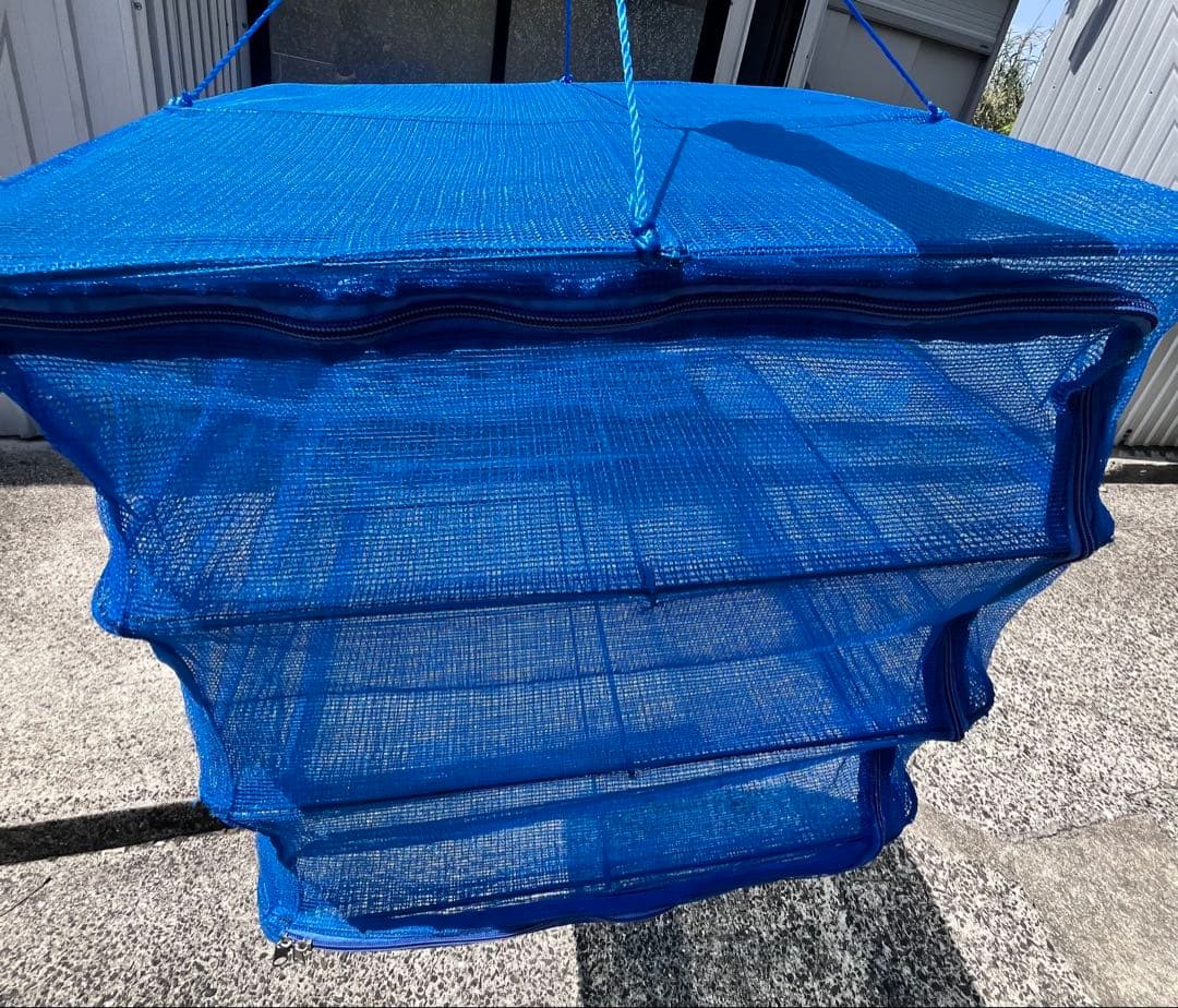 魚干網ネット　干物ネット　野菜干網ネット　3段式ネット　12個入り×2