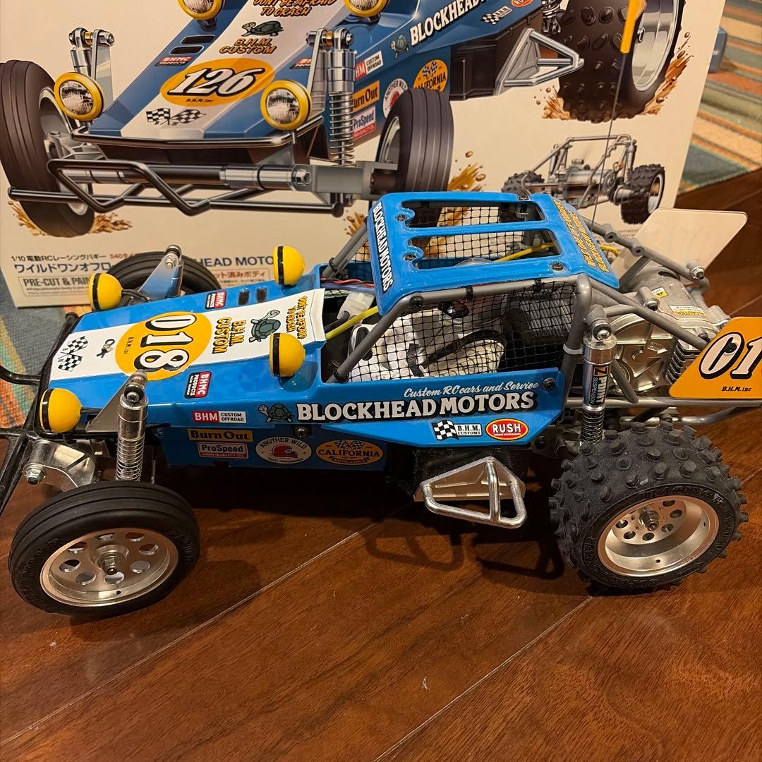タミヤ　ワイルドワンオフローダー　ブロックヘッドモータース　車体のみ