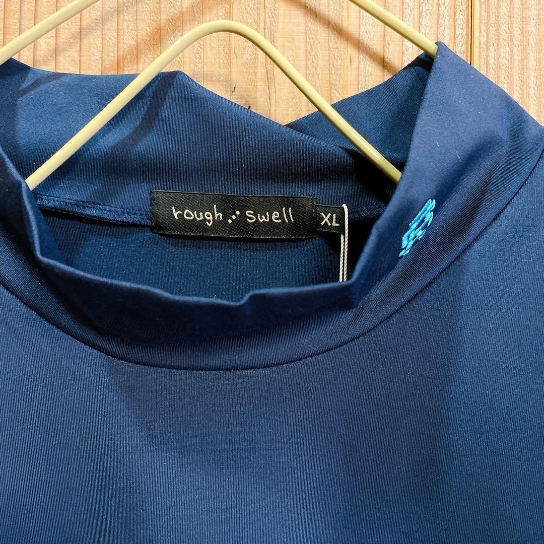rough&swell ラフアンドスウェル 半袖ポロシャツ モックネック XL