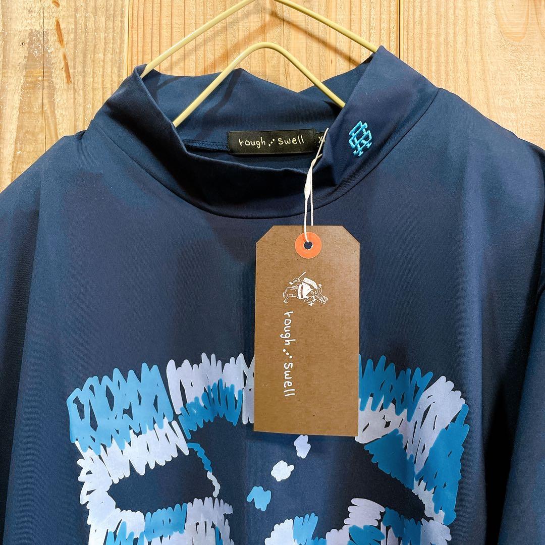 rough&swell ラフアンドスウェル 半袖ポロシャツ モックネック XL