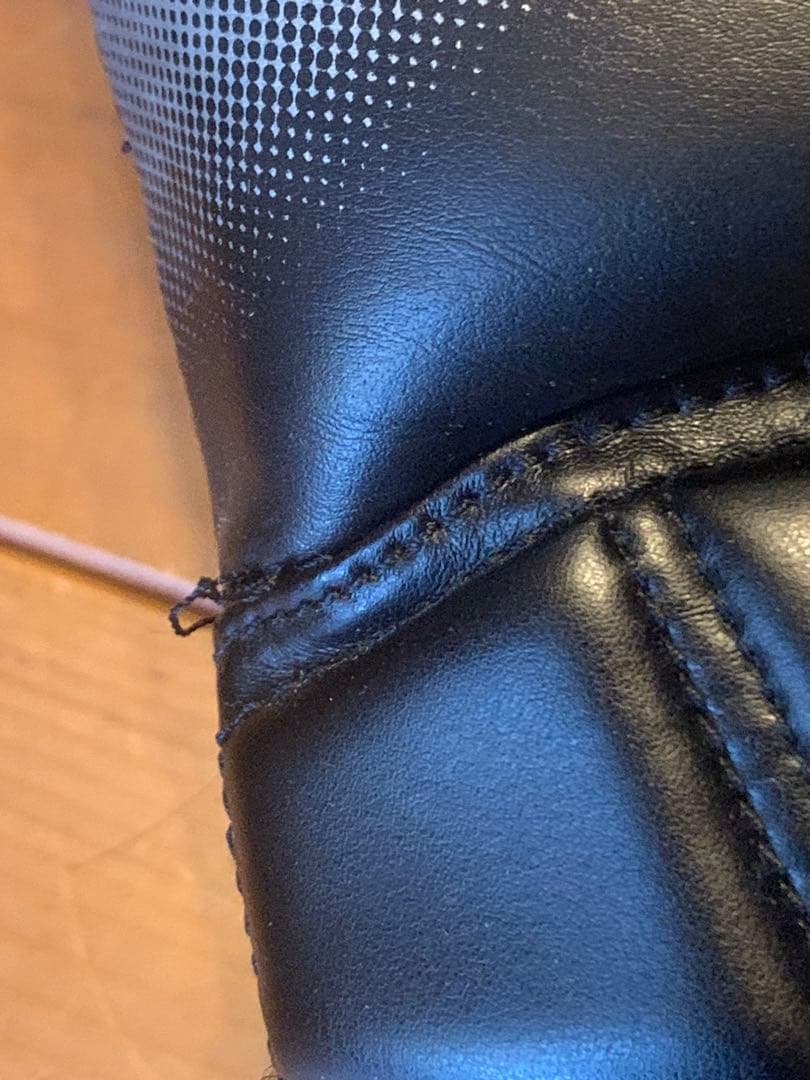 TITLE Platinum ボクシンググローブ ブラック/シルバー 14oz