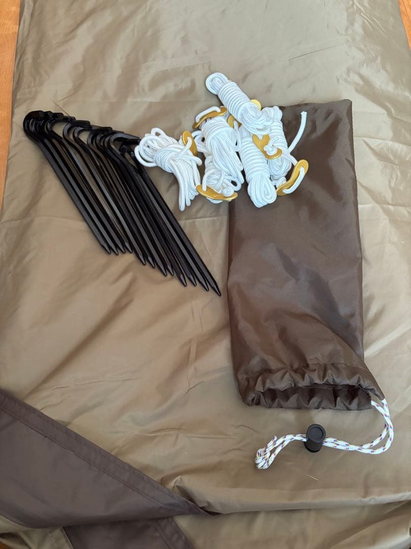 超美品　Stacy ST-II キャンプテント ベージュ