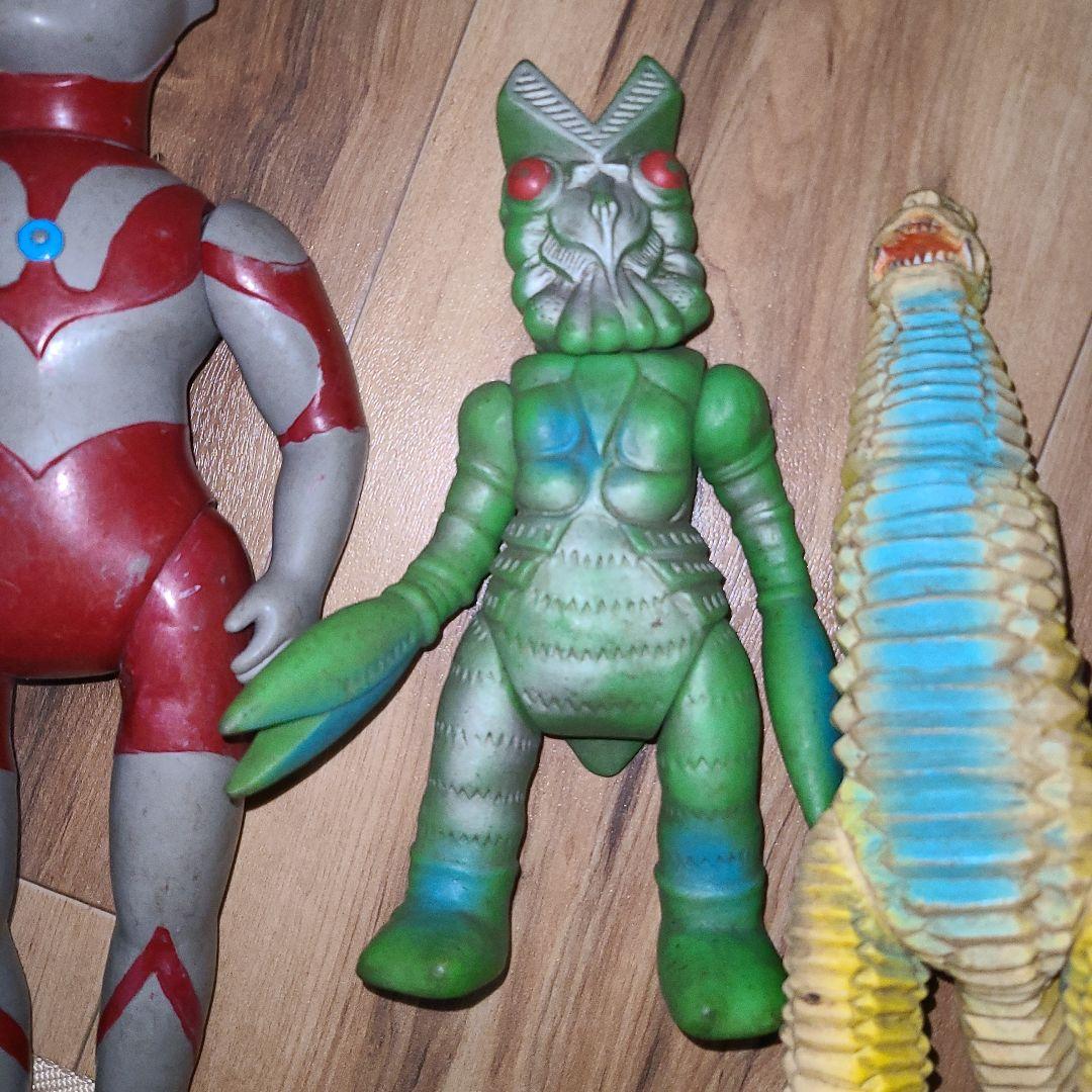 当時物円谷ブルマァクウルトラマンソフビ他レア