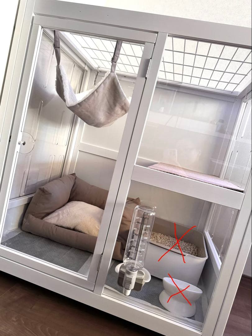 ペッツファーストアクリルキャットケージ