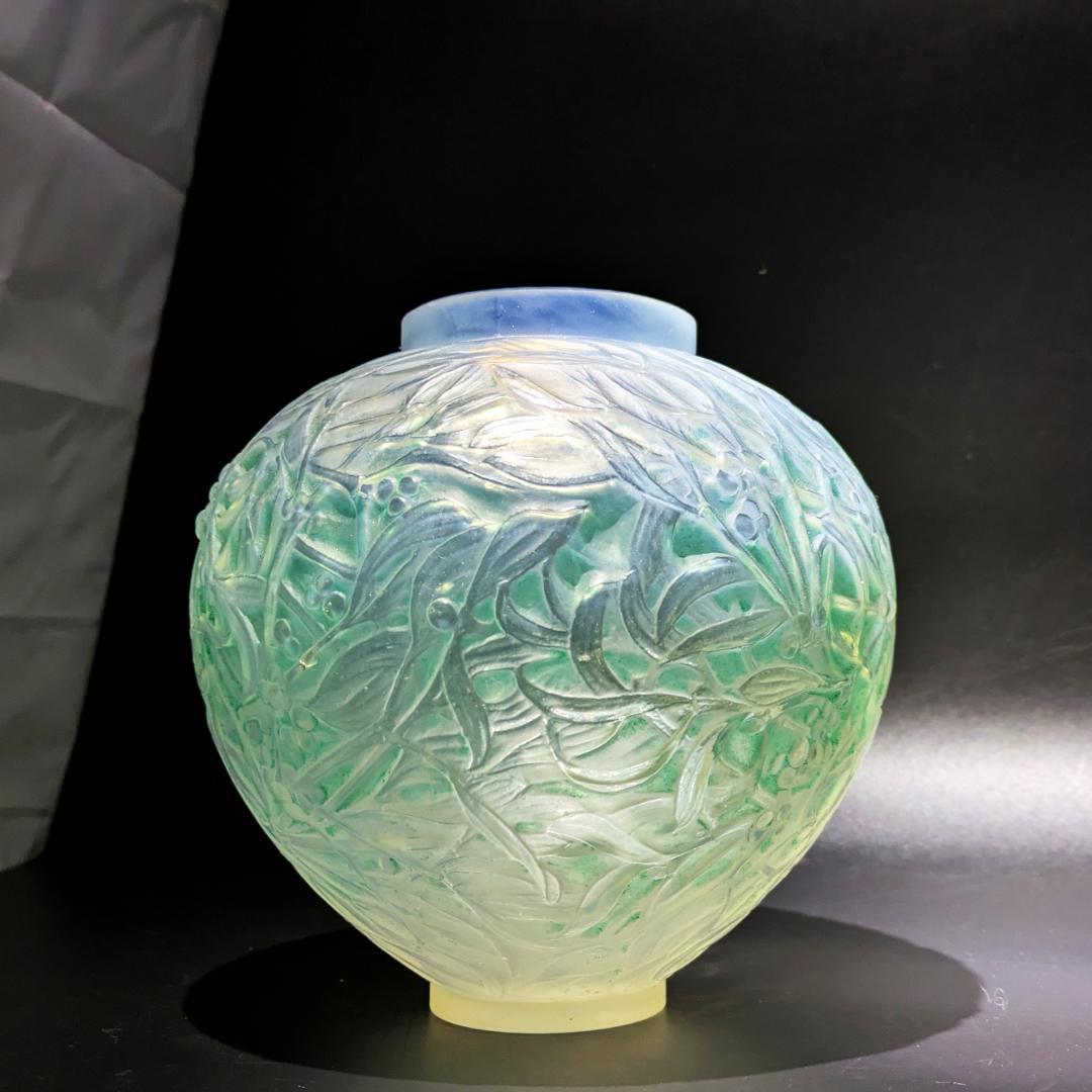 マッチー　希少なルネ期の作品です ラリック GUI 花瓶1921年 アール