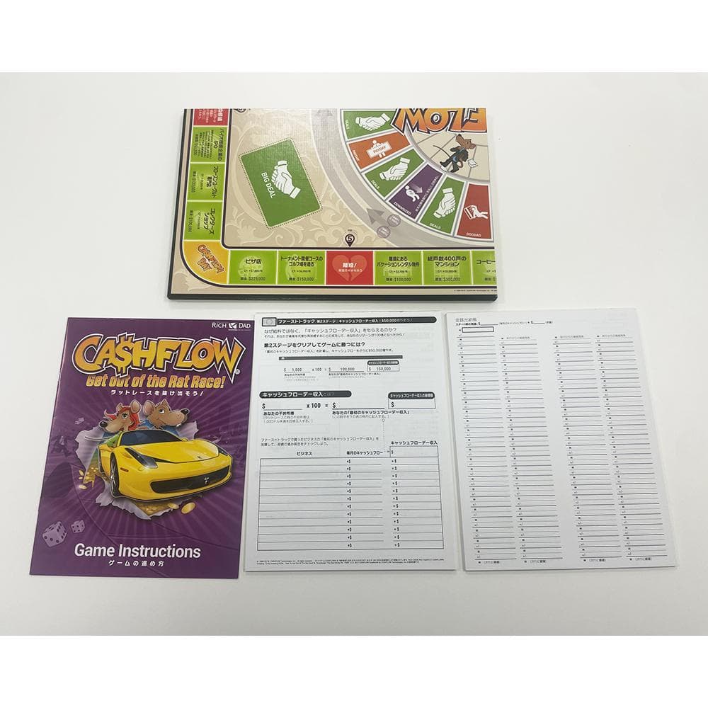 【希少・美品】キャッシュフロー 日本語版 ボードゲーム（CASHFLOW）