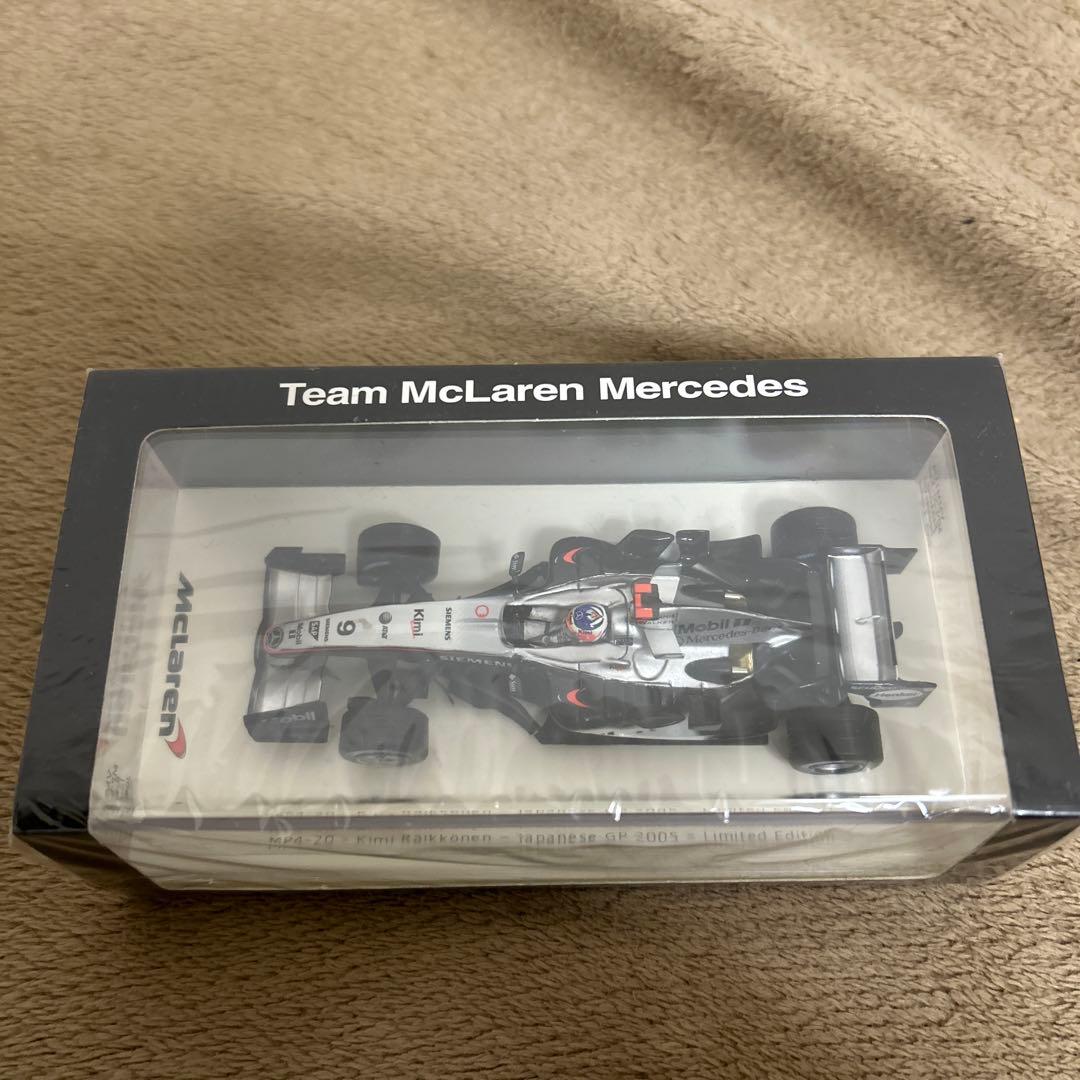1/43 スパーク マクラーレンメルセデス 2005年 日本GP キミライコネン