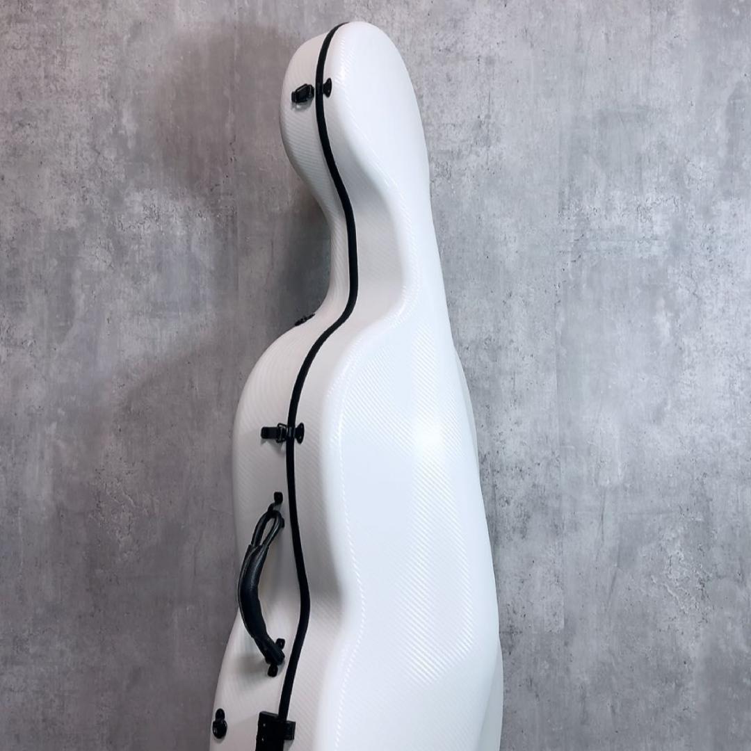 美品！　PURE GEWA ゲバ　チェロケース　白　ハードケース