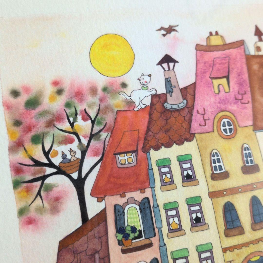 Clyv クリーブ版画「粋な町」258/300 鉛筆サイン　ジクレー フランス