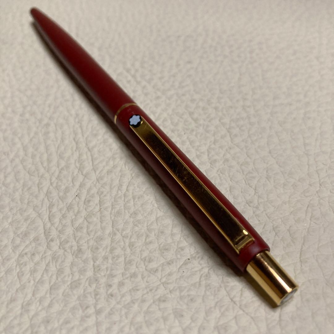 MONTBLANCモンブランボールペン ノブレス　ワインレッド13.7cm￼箱付