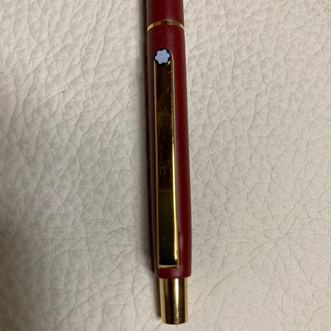 MONTBLANCモンブランボールペン ノブレス　ワインレッド13.7cm￼箱付