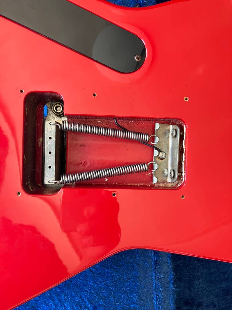 ZEP-IIエレキギター レッド/シルバー