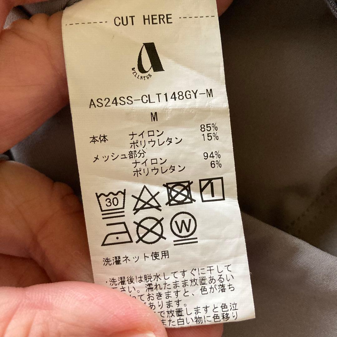 ALEXIA STAM グレー色　ヨガウェア上下セット Mサイズ