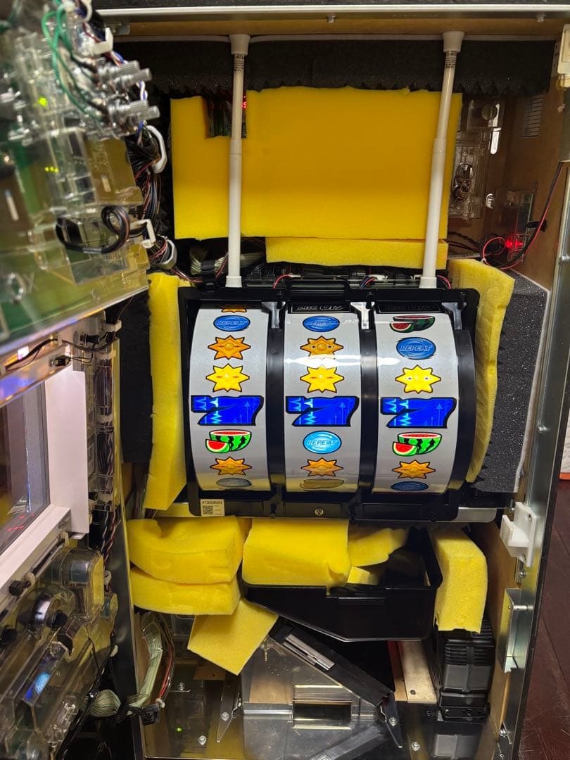 【送料無料】名機！ディスクアップ サミー 青パネル 静音仕様 不要機付