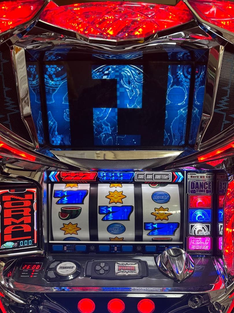 【送料無料】名機！ディスクアップ サミー 青パネル 静音仕様 不要機付