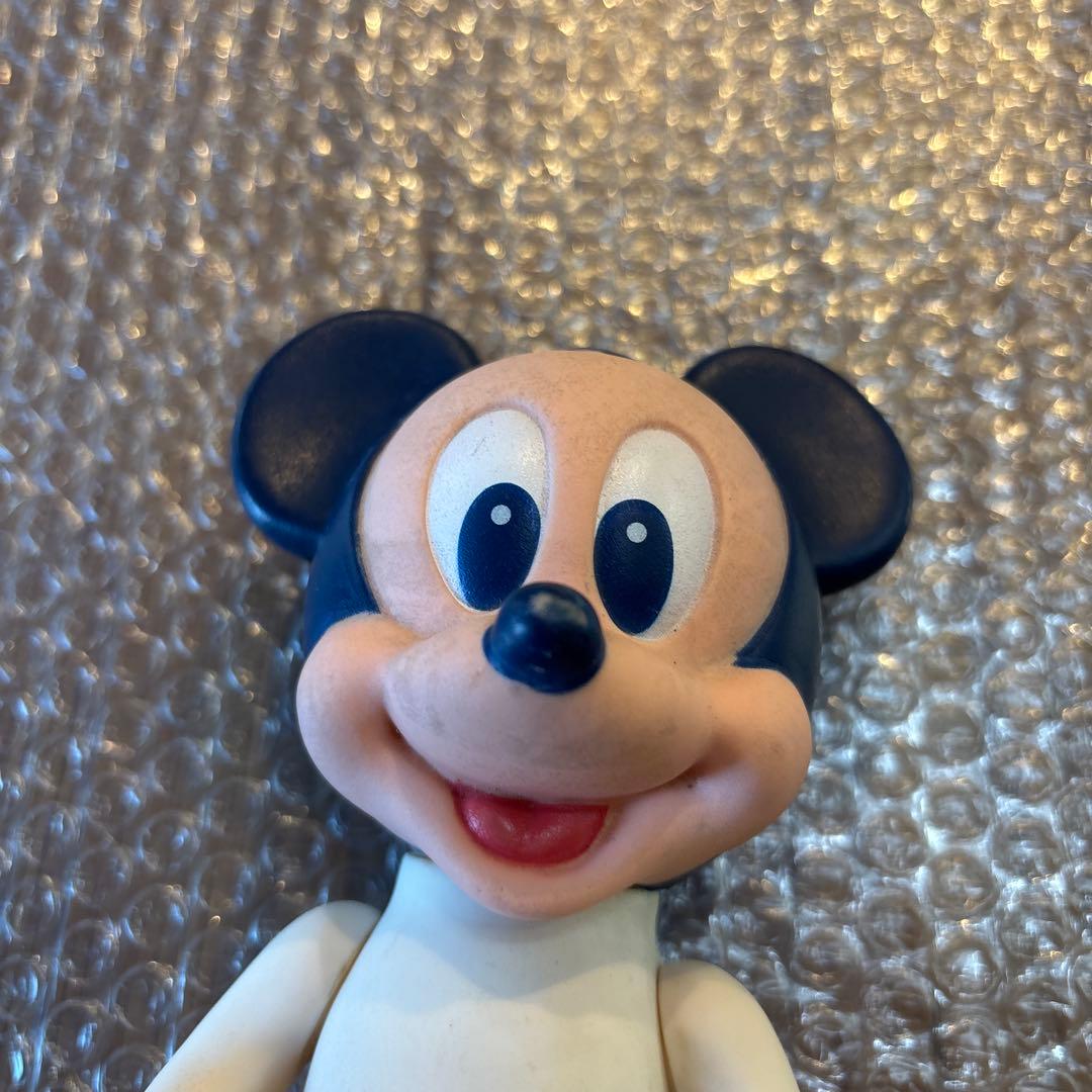 昭和レトロ　ソフビ　ディズニー　ミッキー　フィギュア　1984 年 ビンテージ品