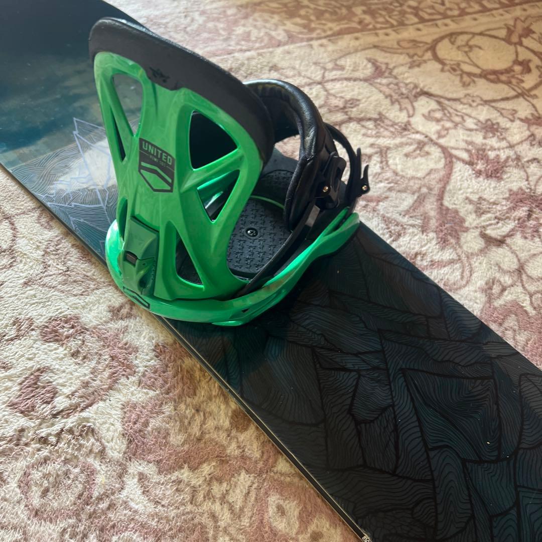 良品 SALOMON SIGHT 150cm バイン付 スノーボードセット